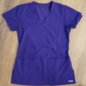 Greys Anatomy purple scrub top Small